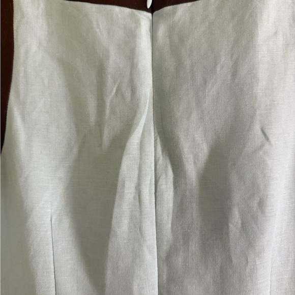 Willow Glenn Shift Dress Size 8 Blue Brown Linen - Picture 2 of 8